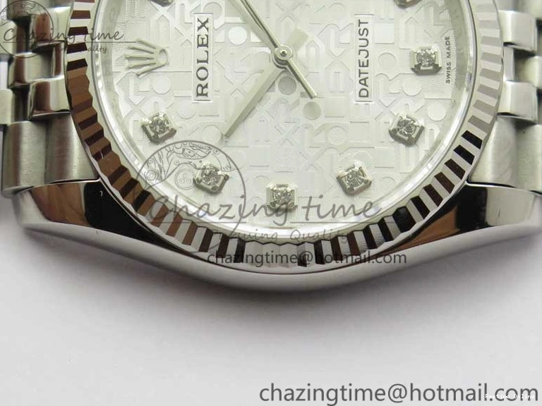 0416 Datejust 36mm 116234 904L SS DJF 1:1 Best Edition Silver Dial Diam Markers On SS Jubilee Bracelet A MoistureWicking 2931